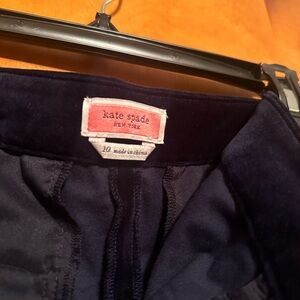 kate spade new york velvet trouser, size 10